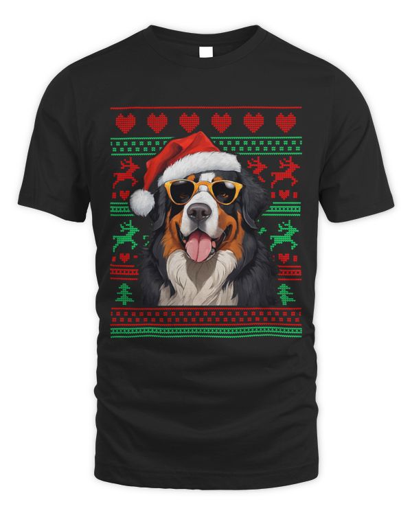 Funny Bernese Mountain Dog Christmas Jumper