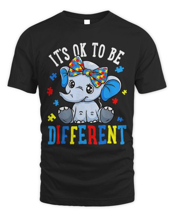 Elephant Mammal Autistic Puzzle Autism Awareness Its Ok To Be Different 1