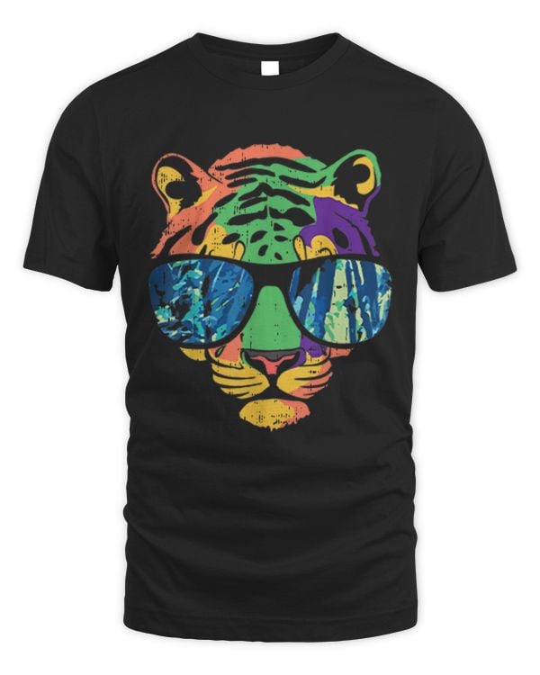 Cool Tiger Fun Party Costume Cute Easy Halloween Gift TShirt