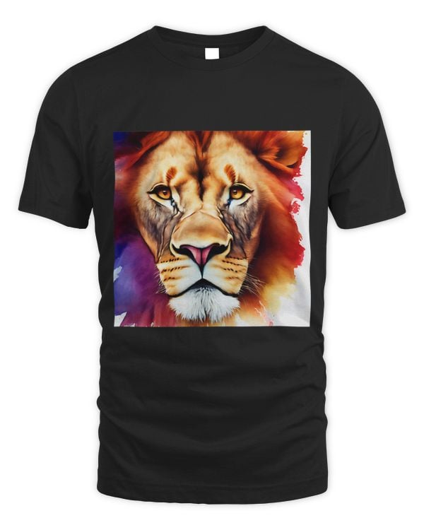 Lion Pet African Lion Wild Wildlife Safari Artistic Watercolour 52