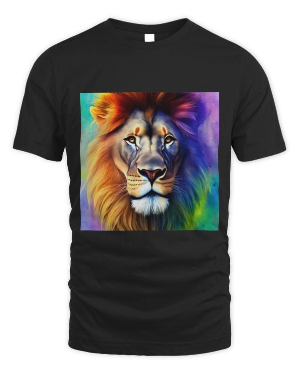 Lion Pet African Lion Wild Wildlife Safari Artistic Watercolour 46