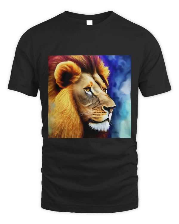 Lion Pet African Lion Wild Wildlife Safari Artistic Watercolour 58