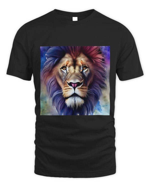 Lion Pet African Lion Wild Wildlife Safari Artistic Watercolour 55