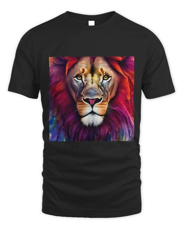 Lion Pet African Lion Wild Wildlife Safari Artistic Watercolour 71