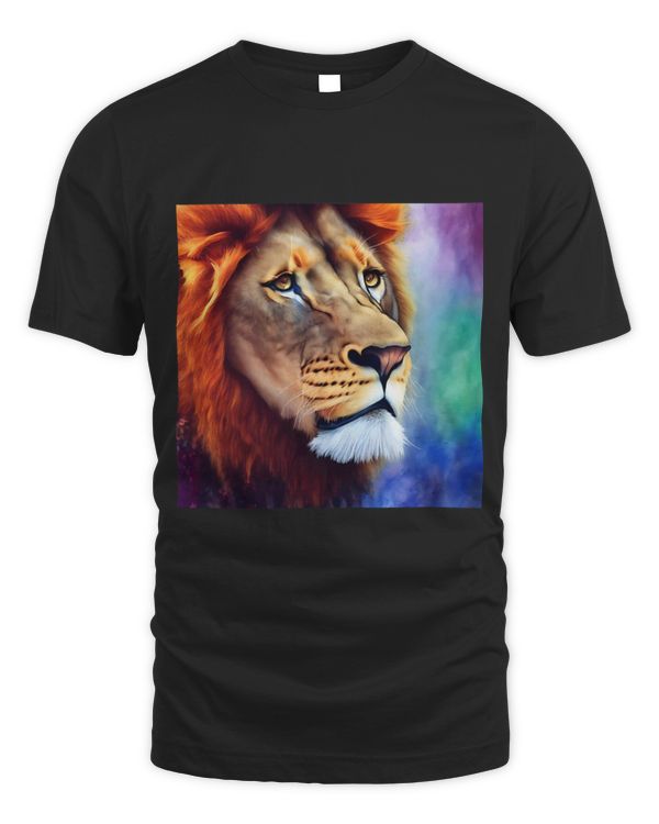 Lion Pet African Lion Wild Wildlife Safari Artistic Watercolour 68