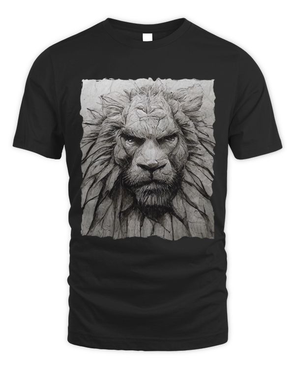Lion Pet Face Pencil Art Drawing