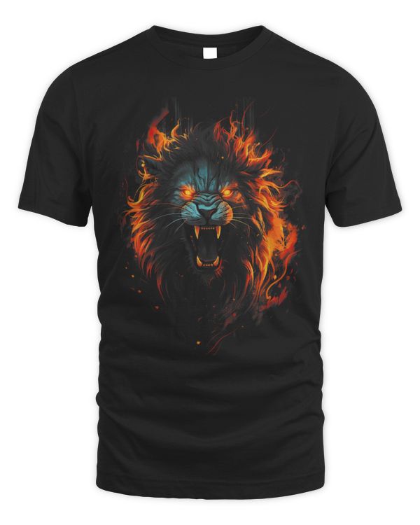 Lion Pet Fire Animal Jungle Savannah Wildlife Powerful