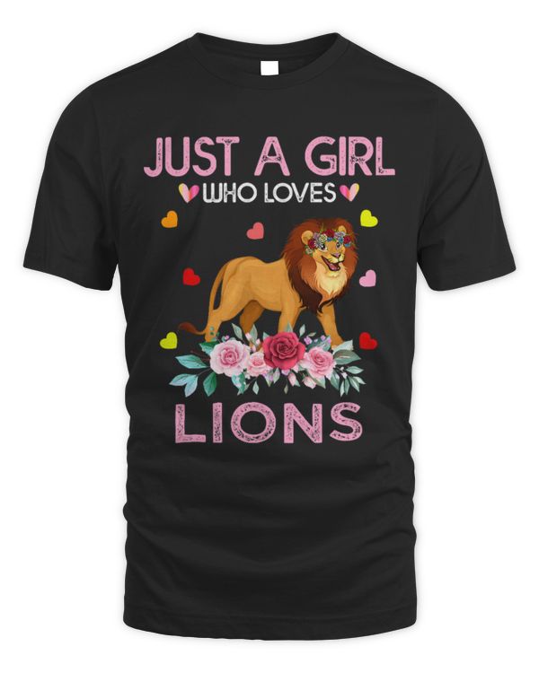 Lion Pet For Women Just A Girl Who Loves Lions