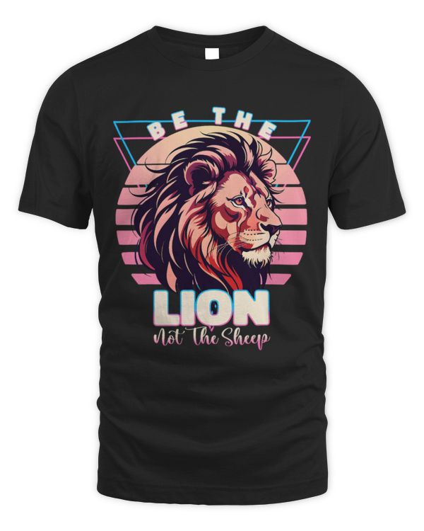 Lion Pet Be The Lion Not The Sheep Vaporwave Motivational Leadership