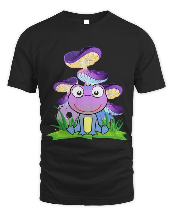 Frog Pet Mushroom Hat cottagecore aesthetic