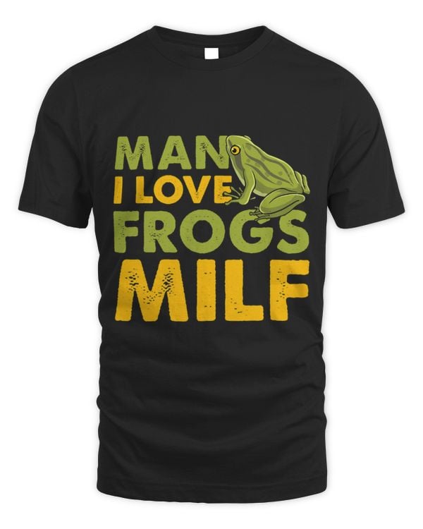 Frog Pet MILF Man I Love Frogs Funny Retro Frog 6