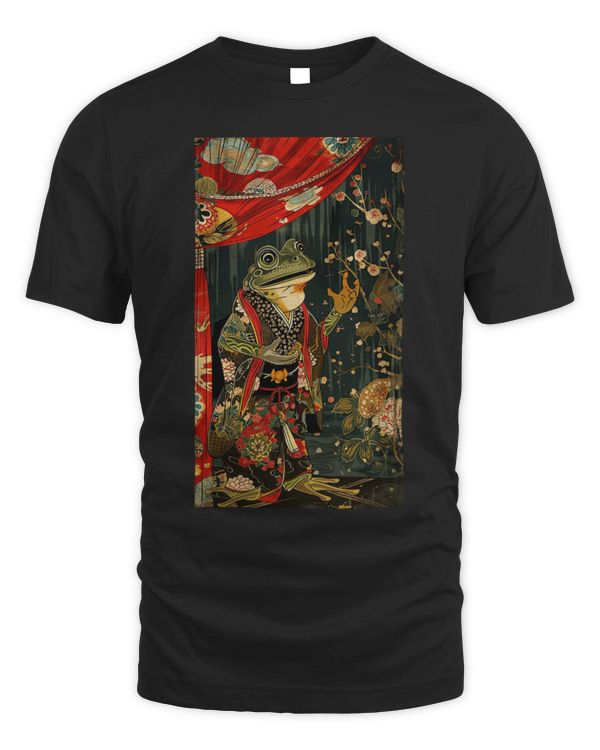 Frog Pet Kabuki Frog Frog Kimono Japanese Cultural Animal 2