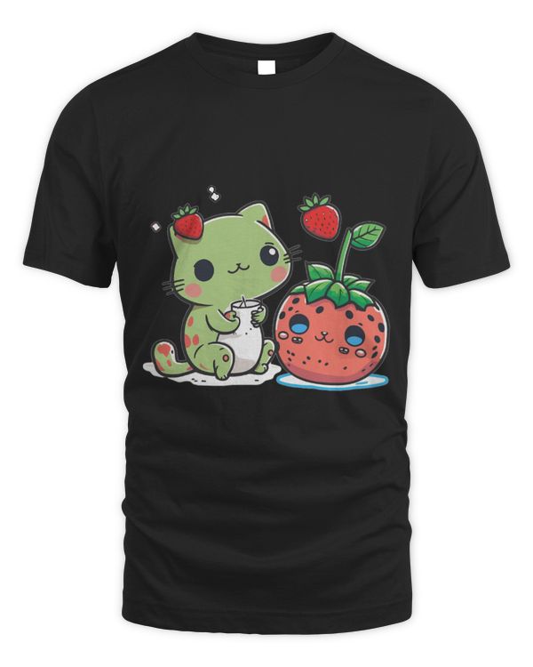 Frog Pet Kawaii Cat Frog Strawberry Cottagecore Aesthetic Lover