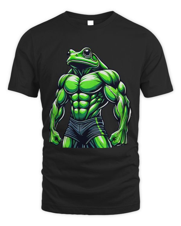 Frog Pet Muscular Frog Powerlifting Weightlifting Gym Workout