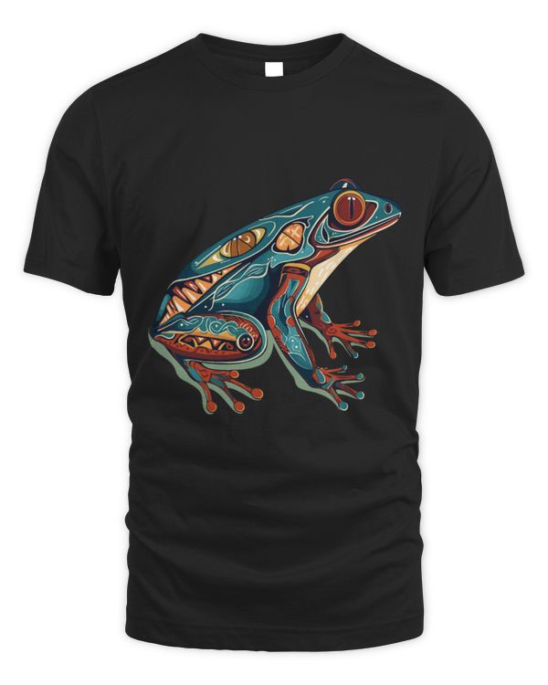 Frog Pet Native American Indian Style Art Pacific Northwest 8