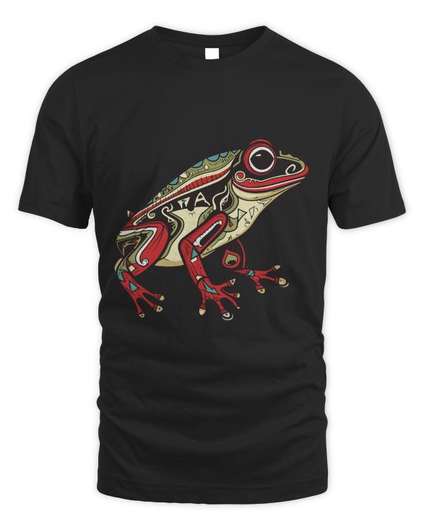Frog Pet Native American Indian Style Art Pacific Northwest 11  0