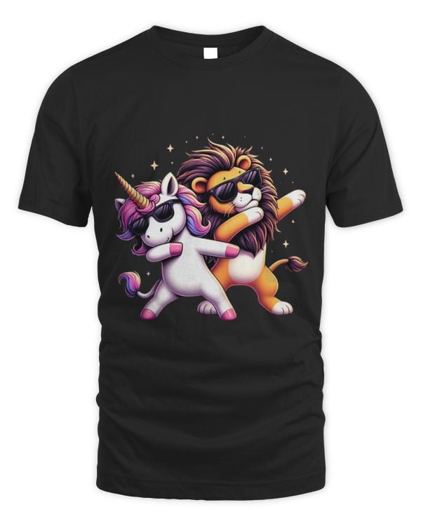 Lion Pet Dabbing Unicorn And Lion Boys Girls Men Women Kids Adults