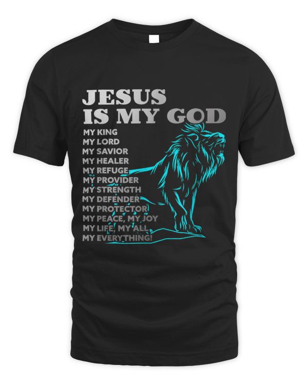 Lion Pet Jesus Is My God King My Lord My Savior Lion Christian