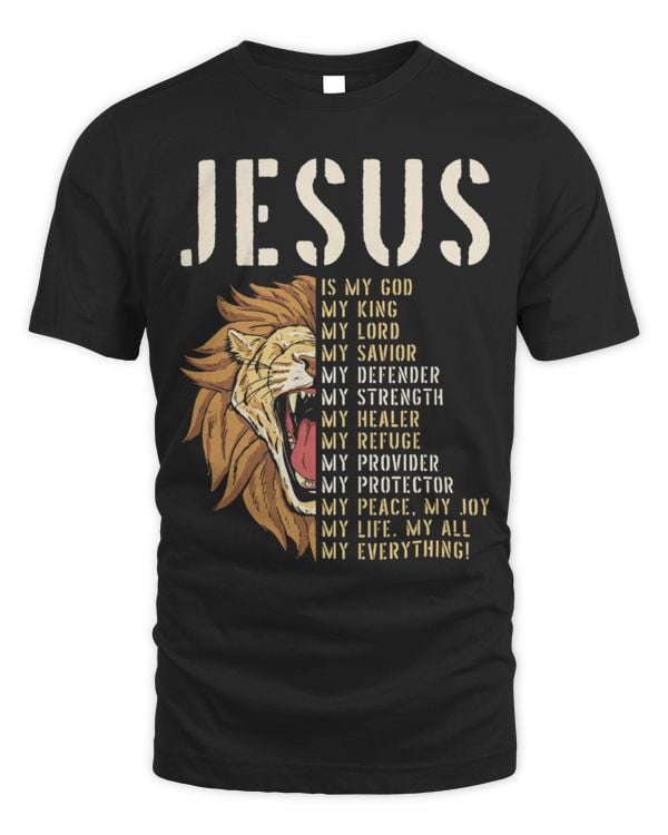 Lion Pet Jesus Is My God Lion Of Judah Christian Religious Faith