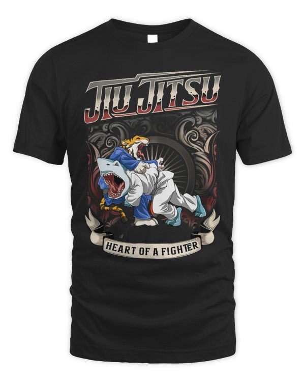 Shark Pet BJJ Heart Of A Fighter Jiu Jitsu Shark