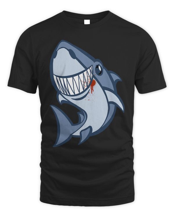 Shark Pet Blue Chomp Fierce Nom Teeth Sea Ocean Creature Swim