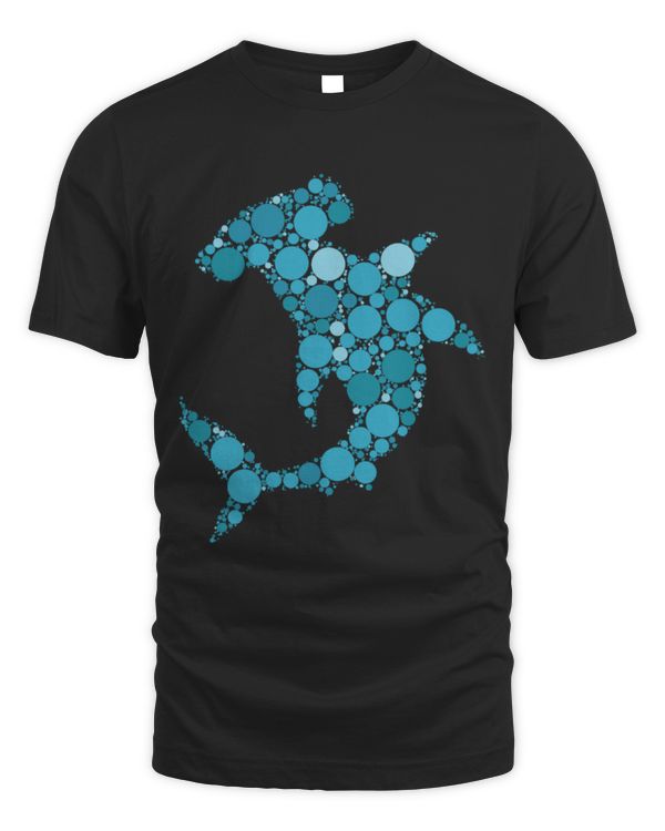 Shark Pet Blue Polka Dot Shark International Dot Day cute