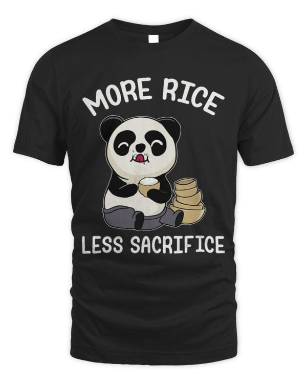 Panda Pet More Rice Cute Panda Bear Cool Chinese Fun Asian Food Lover