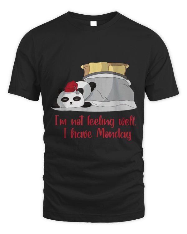 Panda Pet Morning Grouch Panda hates Monday Bear funny sweet