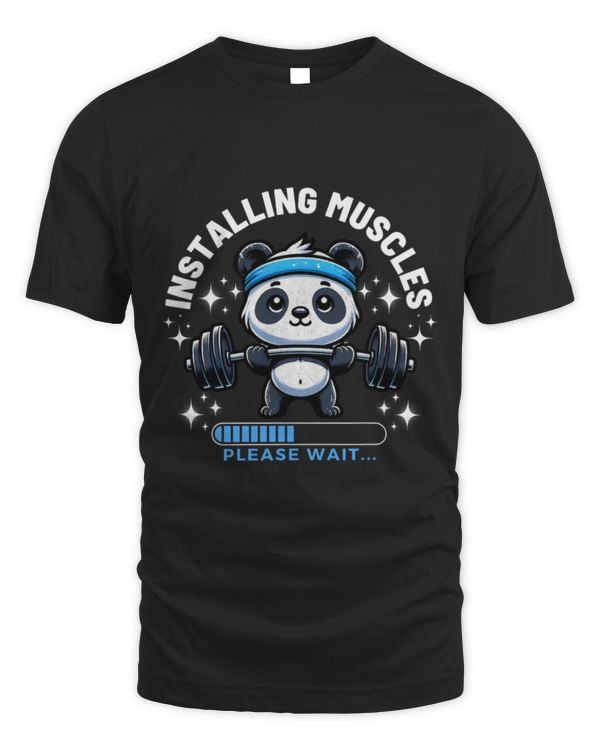 Panda Pet Muscle Building Fitness Panda Weight Lifting Barbell Workout 1