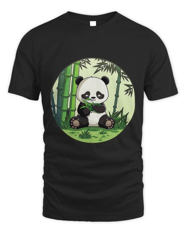 Panda Pet Munchies Kawaii Snacking in Bamboo Forest China