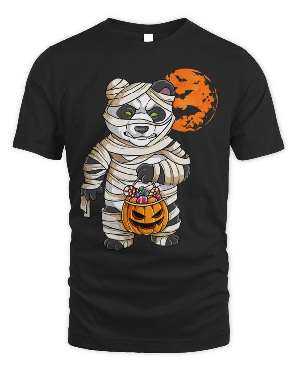 Panda Pet Mummy Pumpkin Halloween Panda