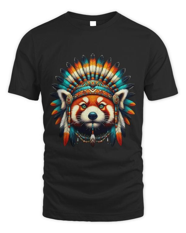 Panda Pet Native Indian Red Panda Native American Indian Feathers