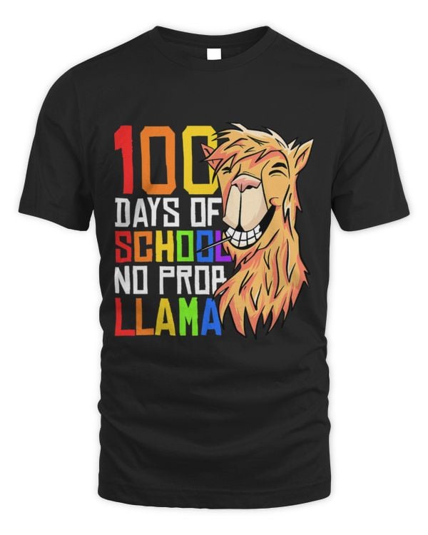 Llama Pet 100 Days of School No Prob 8