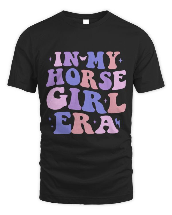 Horse Pet In My Horse Girl Era Groovy Horse Lover Girl Riding Horse 1