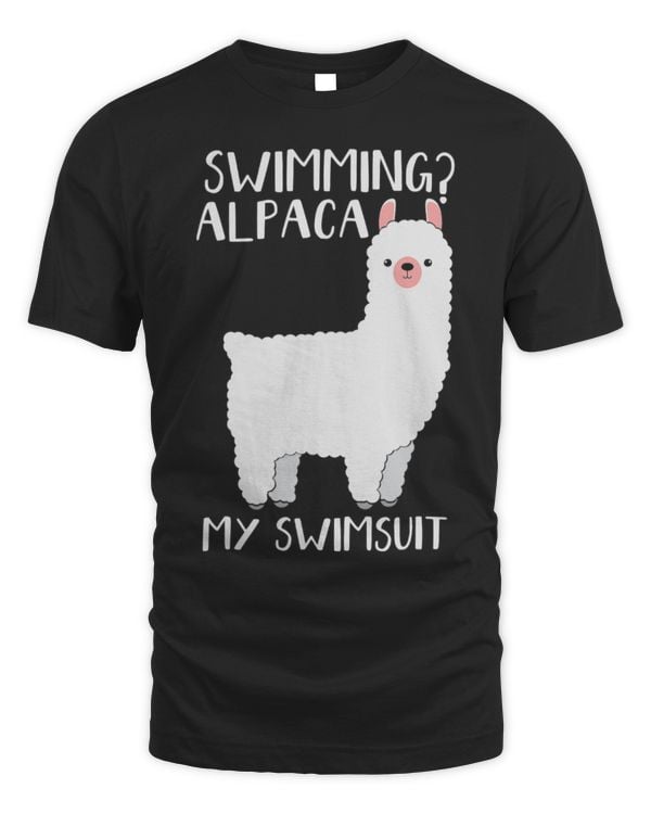 Llama Pet Swimming Alpaca My Swimsuit Cute Alpacas Swimmer Swim Lover