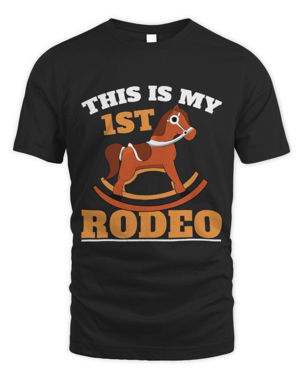 Horse Pet This Is My 1st Rodeo Kids Cowboy Rocking Horse Rodeo