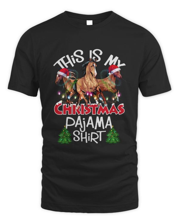 Horse Pet This Is My Christmas Pajama Horse Lover Light Women Xmas
