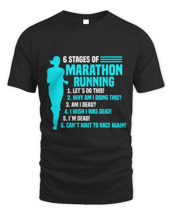6 stages of marathon running for Runner