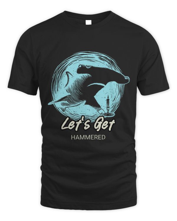Shark Pet Let s Get Hammered Hammerhead Shark Funny Drinking 2