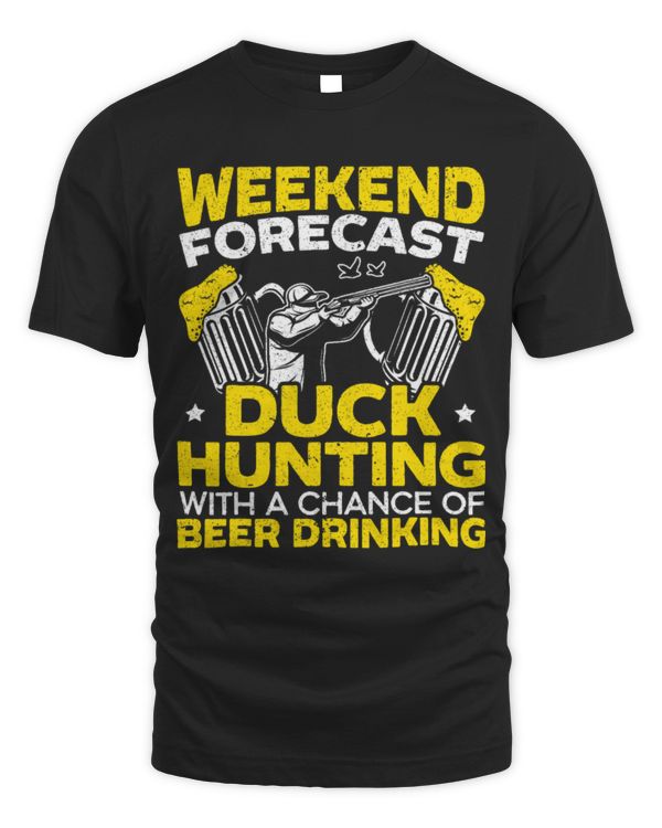 Drinker Beer Duck Hunting With A Chance Of Beer Drinking Animal Hunter
