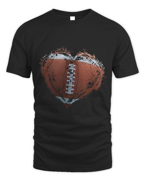 American Football Heart Happy Valentines Day Boys Kids