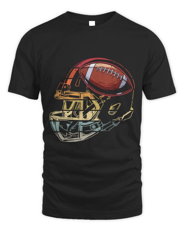 American football vintage helmet football player gift