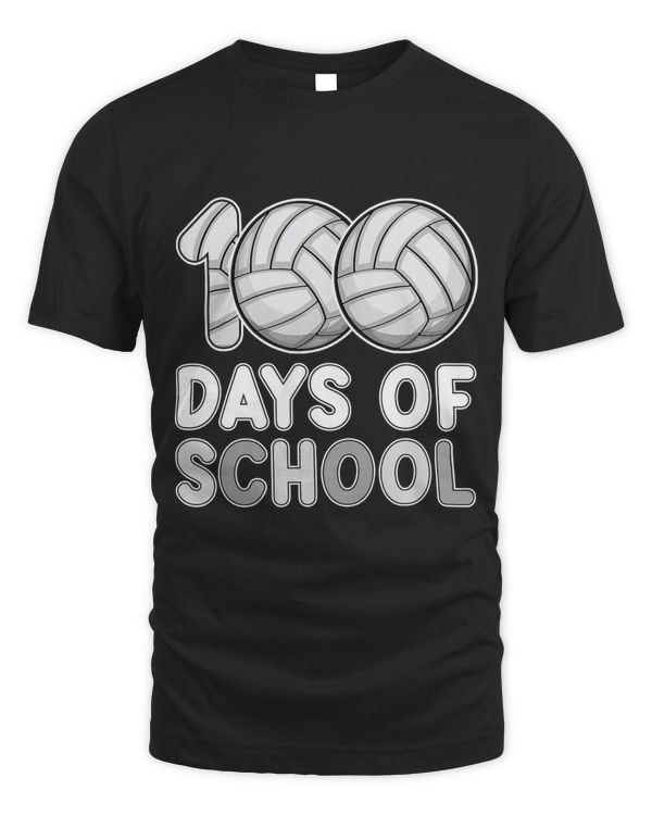 100 Days Of School Volleyball 100th Day Of School Love Sport1