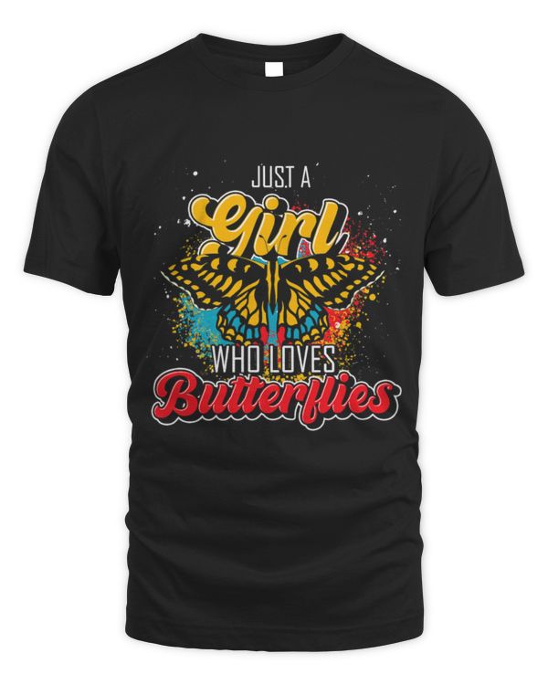 Beautiful Insect Women Butterfly Collector Girls Butterfly T-Shirt