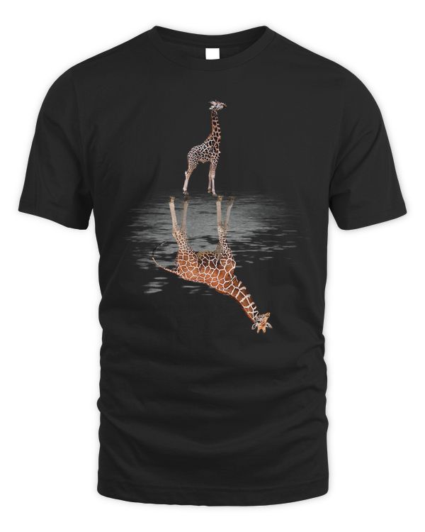 Giraffe Giraffes Reflection Funny Fathers Day Dog 124 Giraffes
