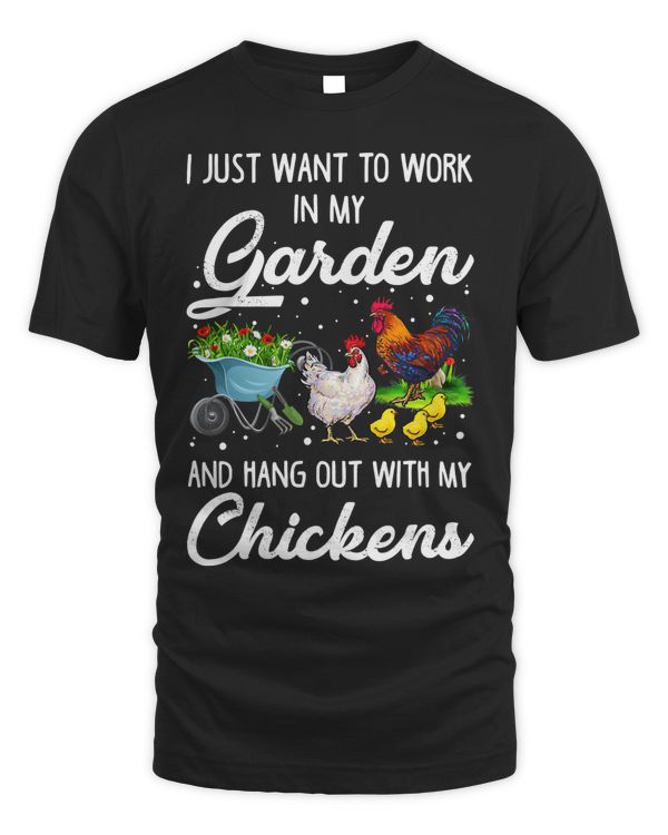My Garden My Chickens Funny Chicken Gardening Gift