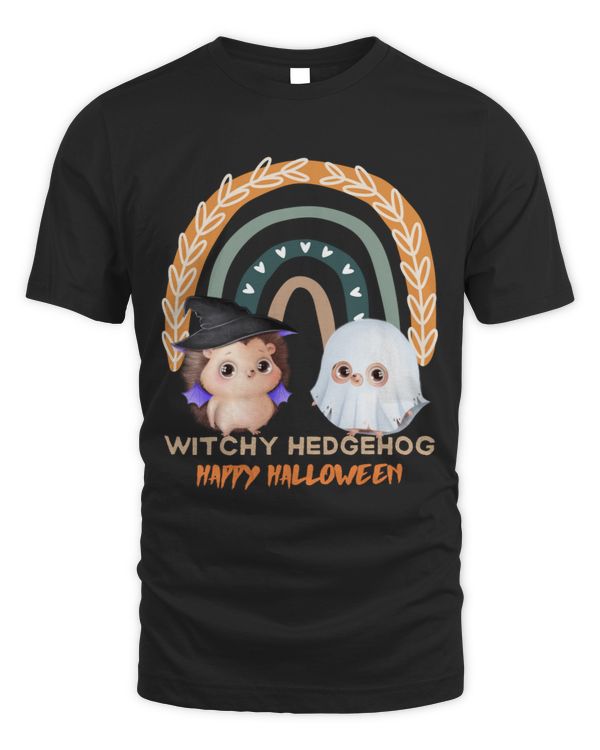 groovy witchy hedgehog, Halloween witchy hedgehog