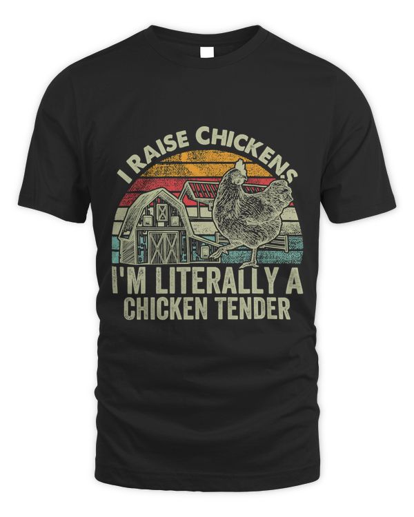 Retro Style I Raise Chickens I Am A Chicken Tender Farm 2