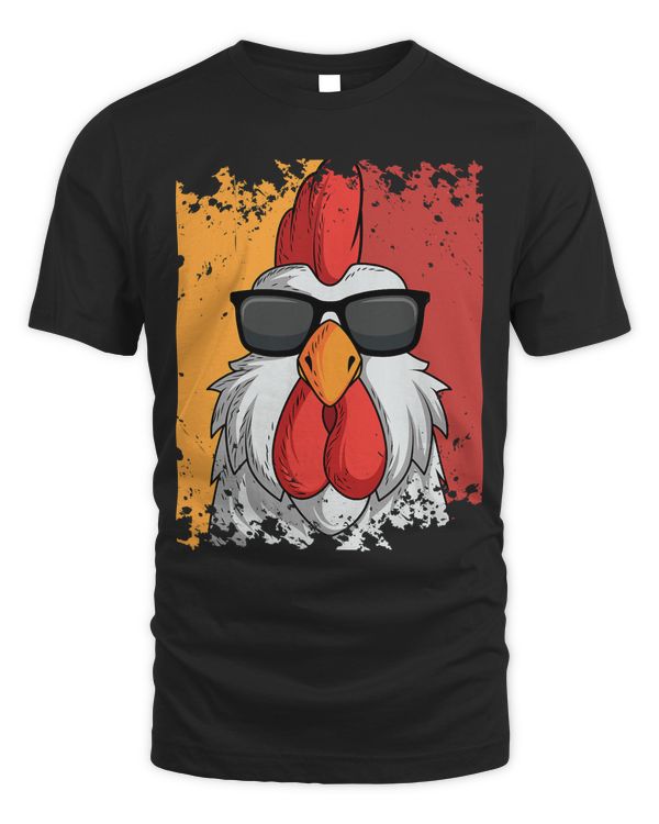 Rooster Retro Vintage Sunglasses Chicken Farm Poultry Lover