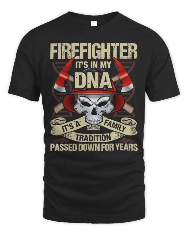 Cute Firefighter Its In My DNA Fireman Rescue 411